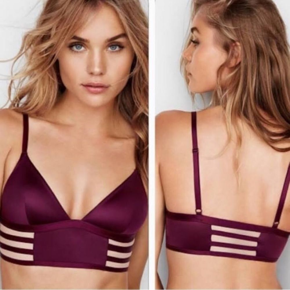 Victoria’s Secret Long Line Satin Bralette